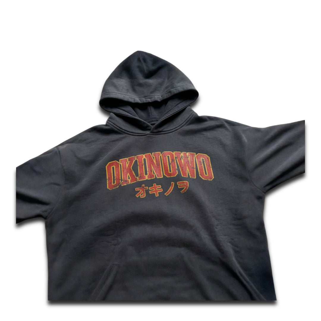 okinowo varsity loose hoodie