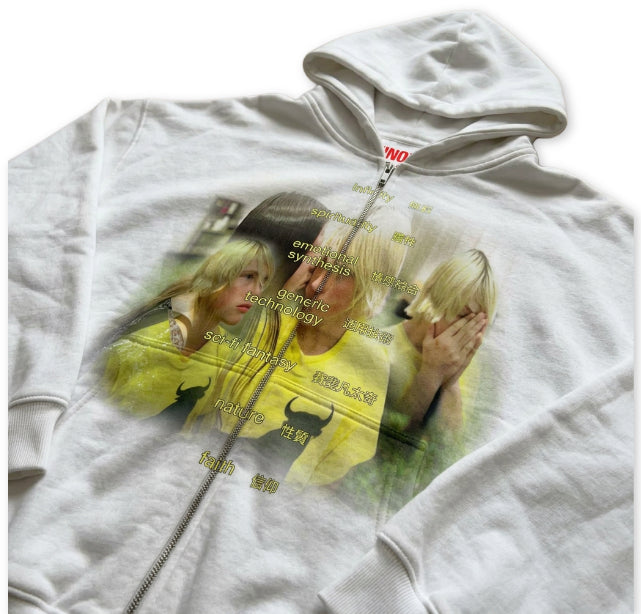 Elephant 2003 faith oversized hoodie